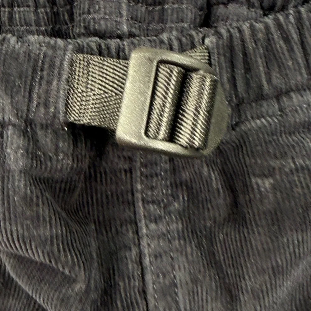 Levis Corduroy Climbing Pants S Black‎ Webbing Belt Utility Mens